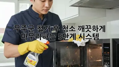 무주군 철거 후 청소, 깨끗하게 마무리하는 5단계 시스템