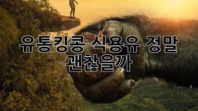 유통킹콩 식용유, 정말 괜찮을까?